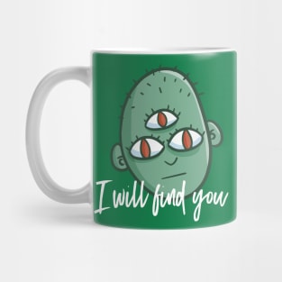 3 eyed monster Mug